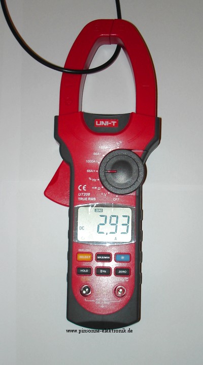 UT208 Stromzangen-Multimeter/ Zangen Multimeter / Digital Clamp ...